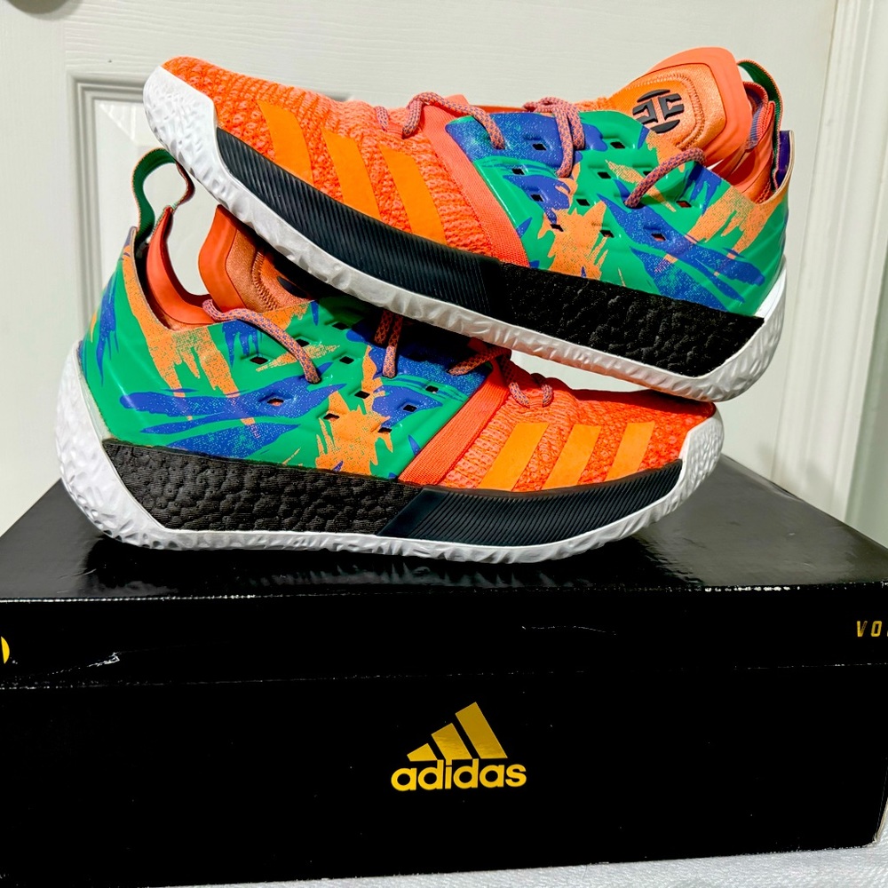 adidas Harden Vol. 2 California Dreamin' 2018 Basketball Shoes Men's 9.5